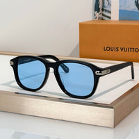 Louis Vuitton Z3075U LV Signature Aviator Sunglasses ✨