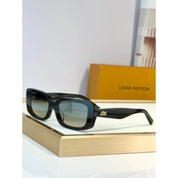 Louis Vuitton Z3165U LV Script Low Rectangle Sunglasses  ✨