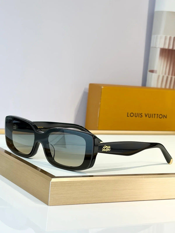 Louis Vuitton Z3165U LV Script Low Rectangle Sunglasses  ✨