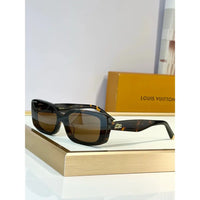Louis Vuitton Z3165U LV Script Low Rectangle Sunglasses  ✨