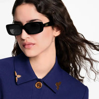 Louis Vuitton Z3165U LV Script Low Rectangle Sunglasses  ✨
