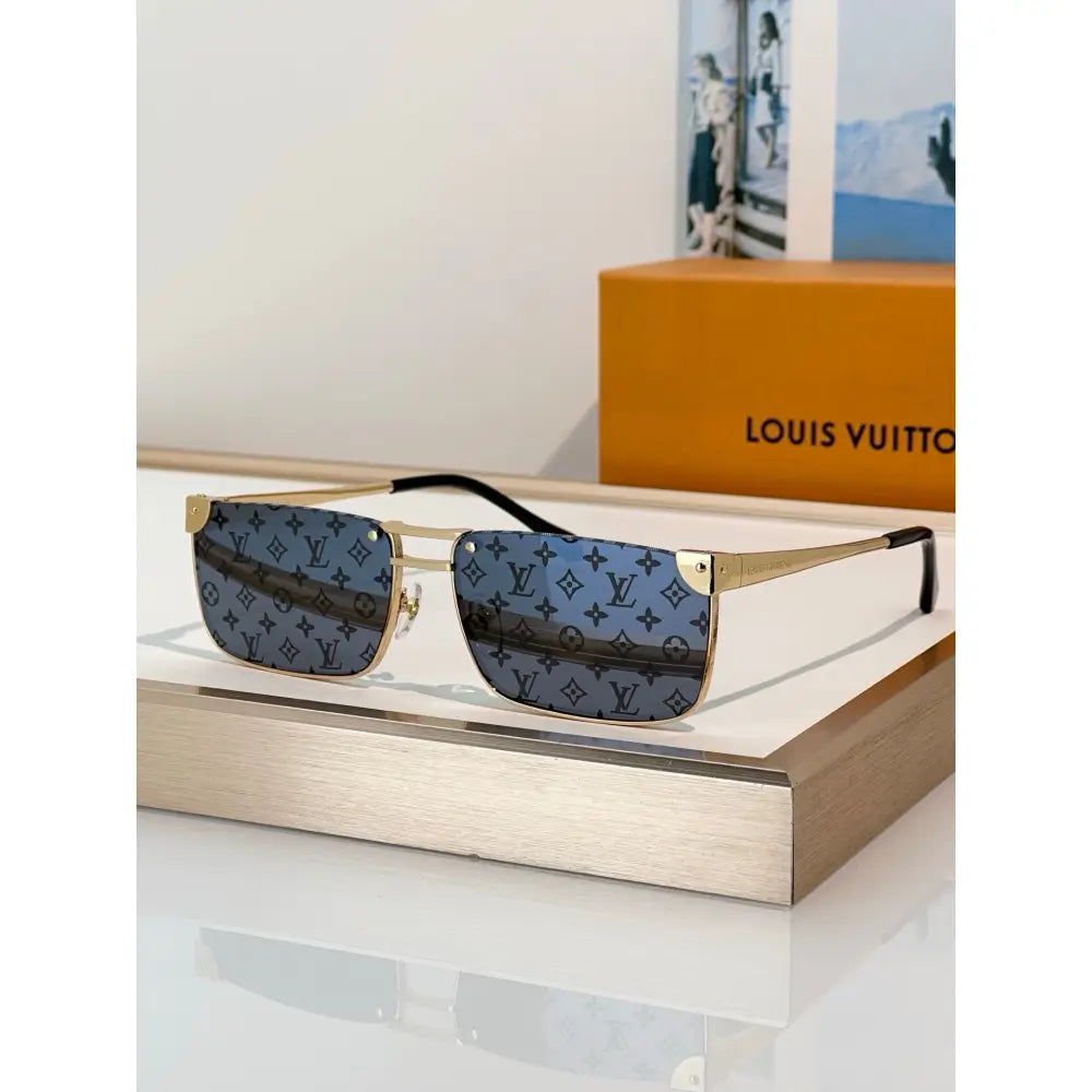 Louis Vuitton Z3240U LV Heritage Metal Low Square Sunglasses✨