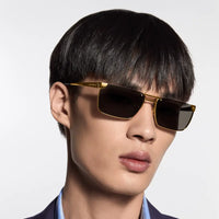 Louis Vuitton Z3240U LV Heritage Metal Low Square Sunglasses✨
