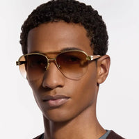 Louis Vuitton Z3248U New LV Trunk Pilot Sunglasses  ✨