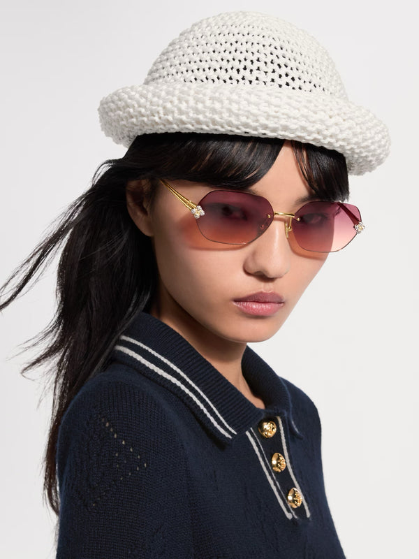 Louis Vuitton Z3324U New LV Comet Rectangular Sunglasses✨