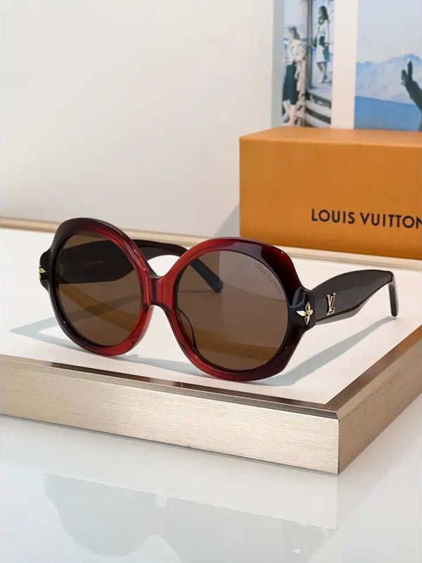 Louis Vuitton Z3325U-Z3326U New LV Aura Flower Round Sunglasses ✨