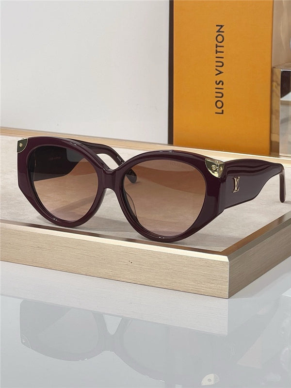 Louis Vuitton Z3339E LV Trunk Cat Eye Sunglasses ✨