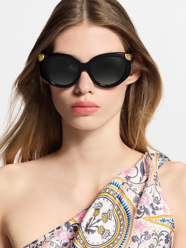 Louis Vuitton Z3340W LV Trunk Cat Eye Sunglasses✨