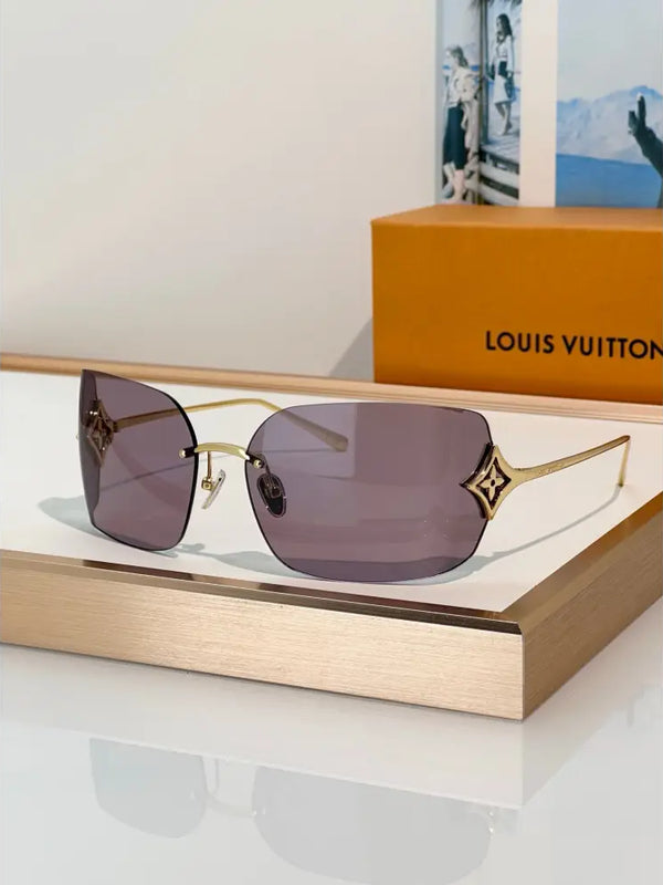 Louis Vuitton Z3457U Curvy Flower Rectangle Sunglasses✨