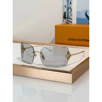Louis Vuitton Z3457U Curvy Flower Rectangle Sunglasses✨