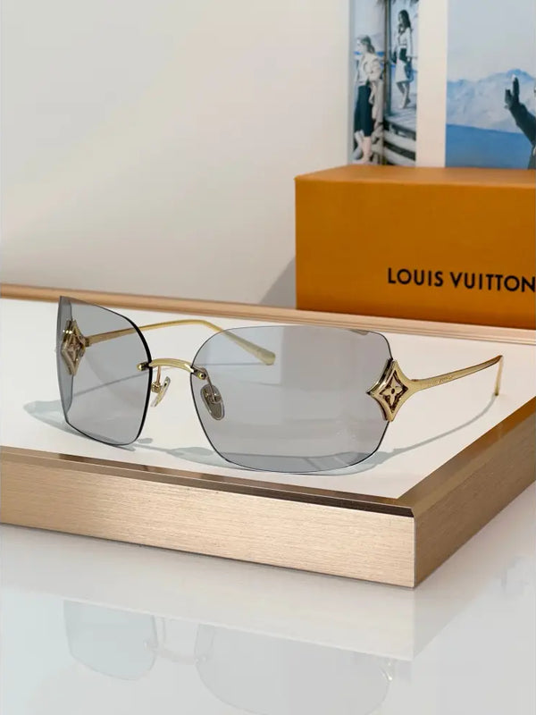 Louis Vuitton Z3457U Curvy Flower Rectangle Sunglasses✨