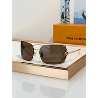 Louis Vuitton Z3457U Curvy Flower Rectangle Sunglasses✨