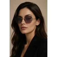 Louis Vuitton Z3457U Curvy Flower Rectangle Sunglasses✨
