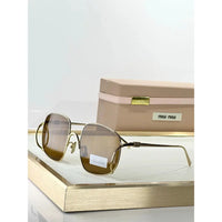 MIU MIU A57S 5AK40S Gold Sunglasses✨