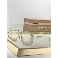 MIU MIU A57S 5AK40S Gold Sunglasses✨
