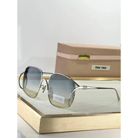 MIU MIU A57S 5AK40S Gold Sunglasses✨