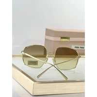 MIU MIU A57S 5AK40S Gold Sunglasses✨