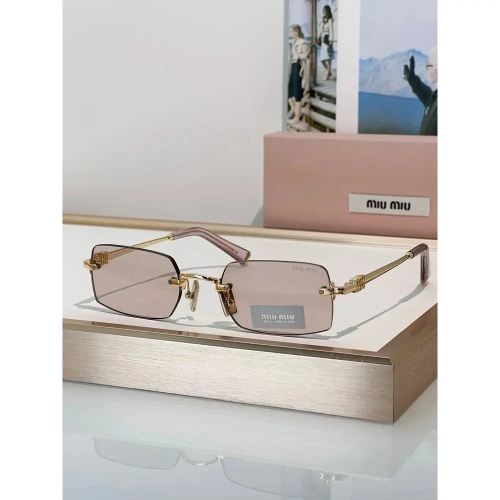 MIU MIU  B50S 26C09Z Old Gold Sunglasses✨