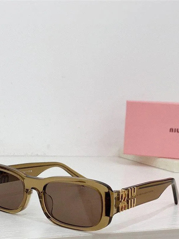 Miu Miu Glimpse oval-frame Acetate - 54 -08ZS Women's Sunglasses