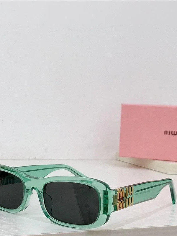Miu Miu Glimpse oval-frame Acetate - 54 -08ZS Women's Sunglasses