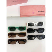 Miu Miu Glimpse oval-frame Acetate - 54 -08ZS Women's Sunglasses