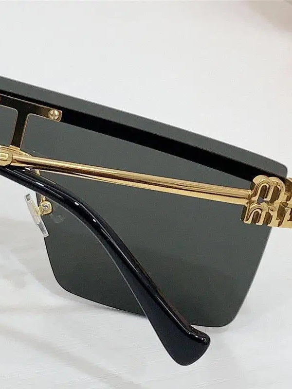 Miu Miu MU50ZS Gold-Black Frame  XXL-141mm Women's Sunglasses✨