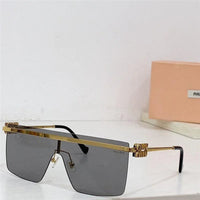 Miu Miu MU50ZS Gold-Black Frame XXL-141mm Women's Sunglasses✨