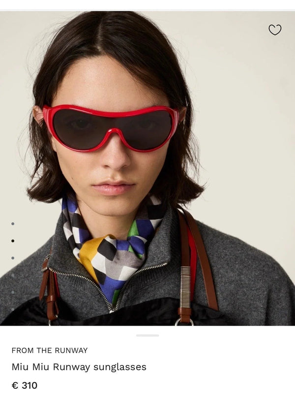 Miu Miu SMUB14 Runway  Women's Sunglasses ✨