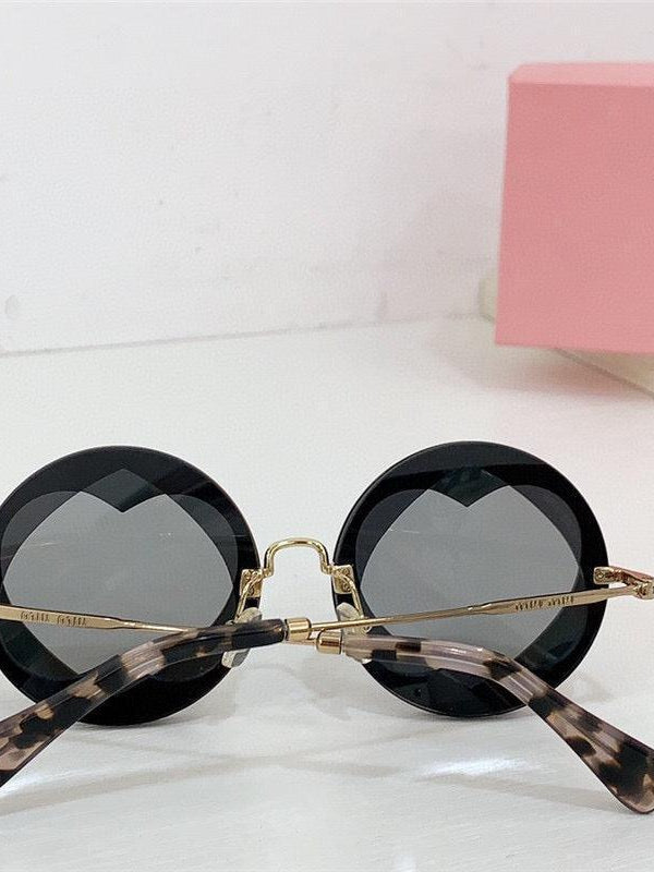Miu Miu Sunglasses MU 01SS Gold-Black Frame Women's Sunglasses✨