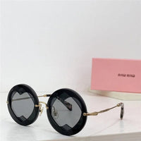 Miu Miu Sunglasses MU 01SS Gold-Black Frame Women's Sunglasses✨