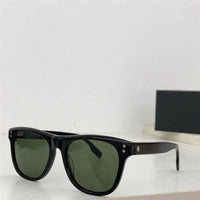 Mont Blanc Sunglasses MB 0124 S 001 Black / Silver Grey Lens Aviator 53-18🏎