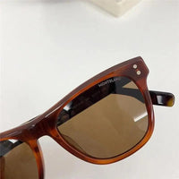 Mont Blanc Sunglasses MB 0124 S 001 Black / Silver Grey Lens Aviator 53-18🏎