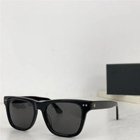Mont Blanc Sunglasses MB 0254 S 001 Black / Silver Grey Lens Aviator 53-18🏎