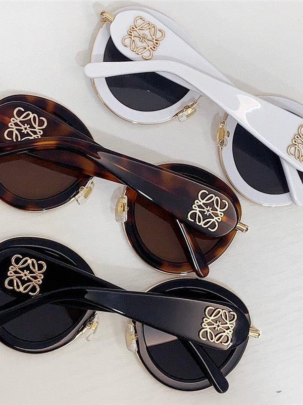 New Season 2024 LOEWE Oval frame sunglasses in acetate and metal✨