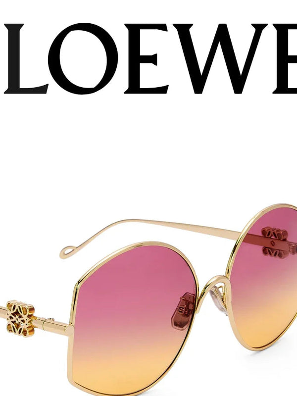 New Season 2024 LOEWE Oversize sunglasses in metal  🖤