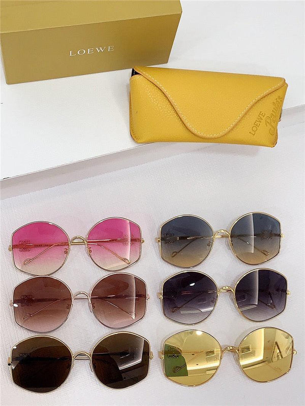 New Season 2024 LOEWE Oversize sunglasses in metal  🖤