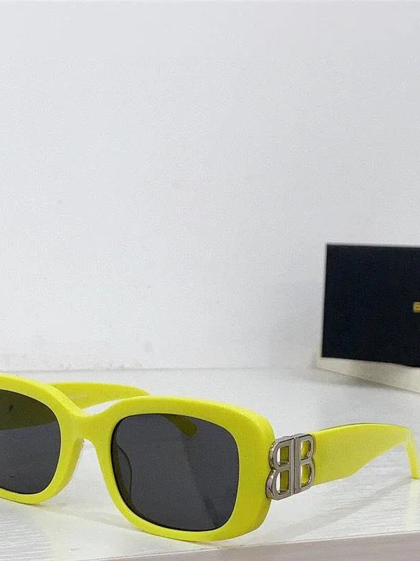 New Season BALENCIAGA Eyewear BB0310SK rectangle-frame sunglasses ✨