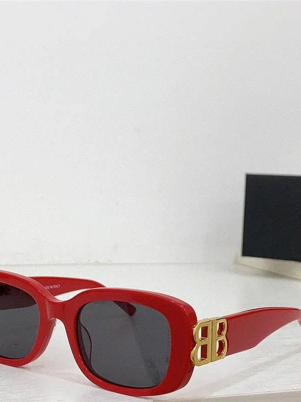 New Season BALENCIAGA Eyewear BB0310SK rectangle-frame sunglasses ✨