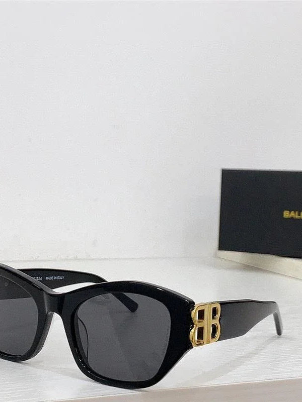 New Season BALENCIAGA Eyewear BB0311SK rectangle-frame sunglasses ✨