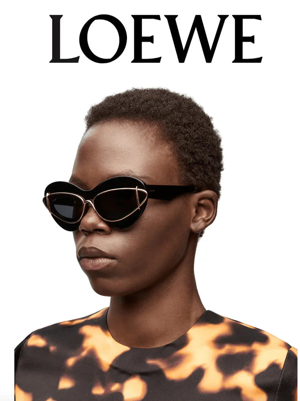 New Season LOEWE Cateye double frame sunglasses in acetate and metal✨