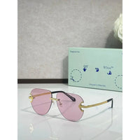 Off-White Men's Alexandria Metal Round Sunglasses 🧩