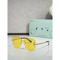 Off-White Men's Alexandria Metal Round Sunglasses 🧩