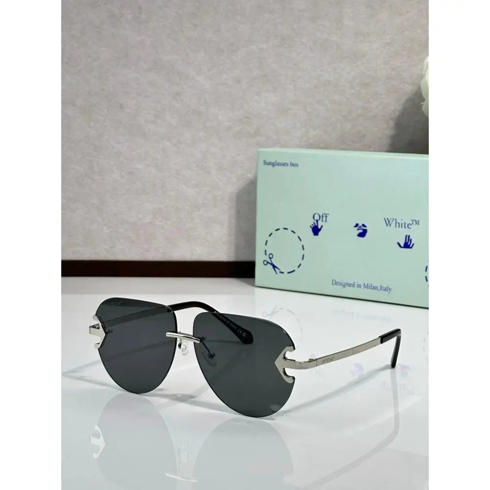 Off-White Men's Alexandria Metal Round Sunglasses 🧩