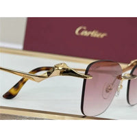 PANTHÈRE DE CARTIER CT 0120 - Platinum-Gold Sunglasses 👑