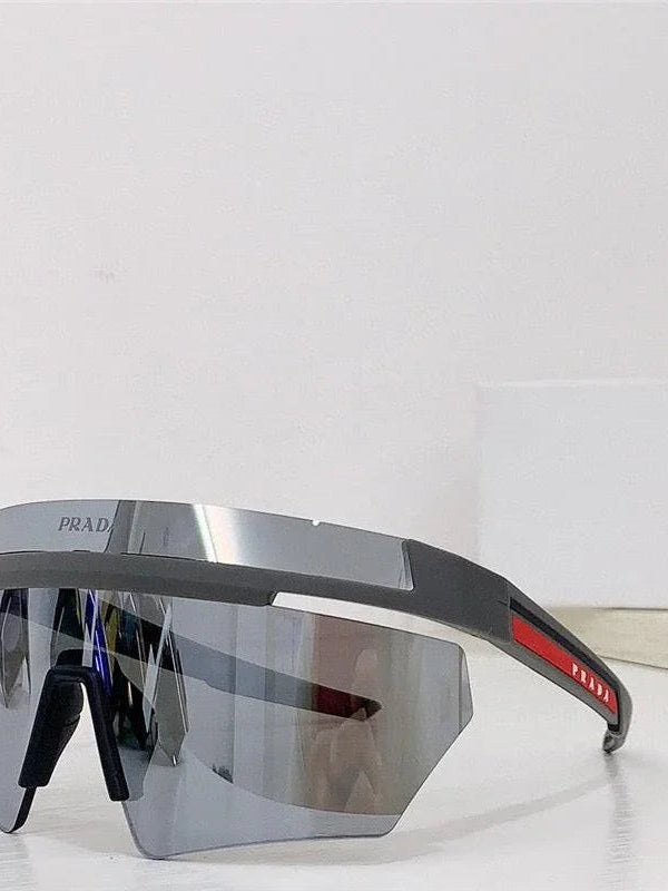 PRADA 59mm Shield Sunglasses Prada Linea Rossa   🟥