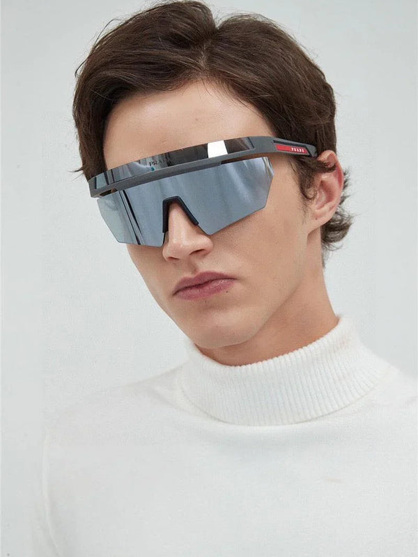 PRADA 59mm Shield Sunglasses Prada Linea Rossa   🟥