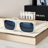 Prada PR A10S Rectangular Brown POLARISED Men's Sunglasses 🟥