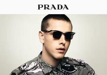 PRADA PR A15S - BLACK-PEACH-GREEN | SUNGLASSES Unisex  🟥