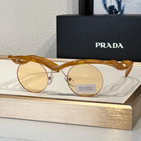 PRADA PR A18S - BLACK-PEACH-GREEN | SUNGLASSES Unisex 🟥