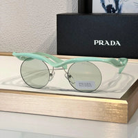 PRADA PR A18S - BLACK-PEACH-GREEN | SUNGLASSES Unisex 🟥